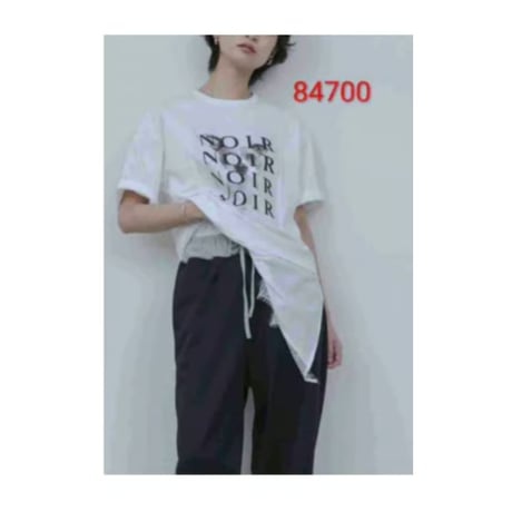 4/10、2/3Instalive　Eimee Law2026ss　アニマルフォト＆刺繡ptイレギュラーヘムレースTOPS