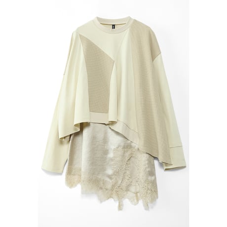 4/25 Instalive　AULA AILA　2026FW　LACE CAMISOLE SET PULLOVER　1263-08007