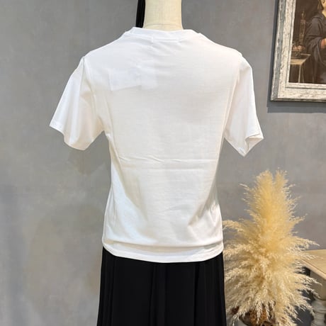 5/9Instalive 2026ss リボンプリントTシャツ　9080604042