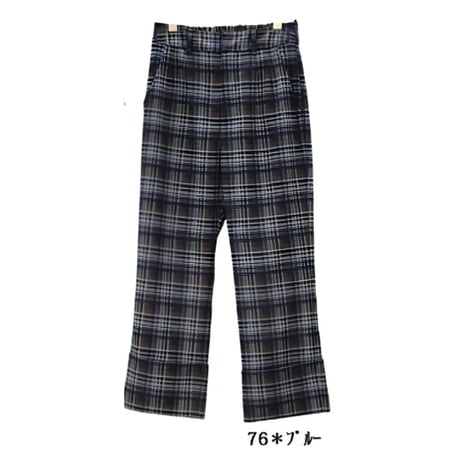 5/19 Instalive　Mia 2026Winter チェック柄アンクルパンツ　1654553　※10月下旬～11月上旬予定
