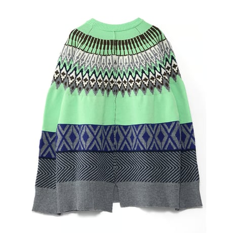 4/25 Instalive　AULA AILA　2026FW　NORDIC PATTERN PULLOVER KNIT　1263-09037