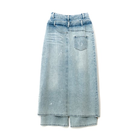 8/26、 4/26 Instalive AULA AILA LAYERED DENIM PANTS 1253-06013