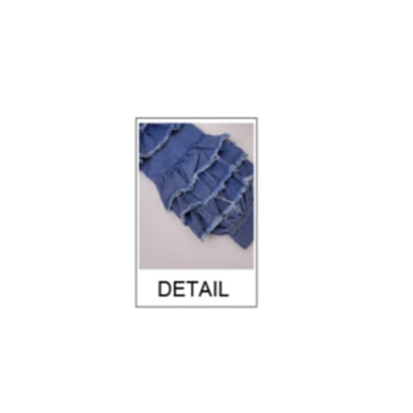 7/16 Instalive MICALLE MICALLE 2026AW　デニムフリルスリーブニットMMF110NEC