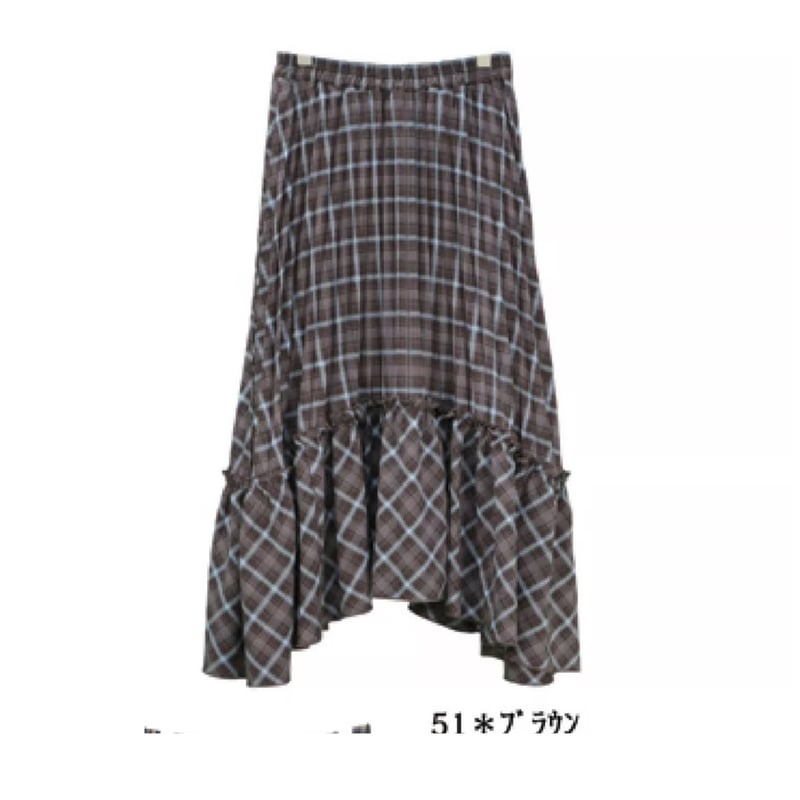 5/12 Instalive Mia 2026Autumn チェック柄プリーツスカート 164