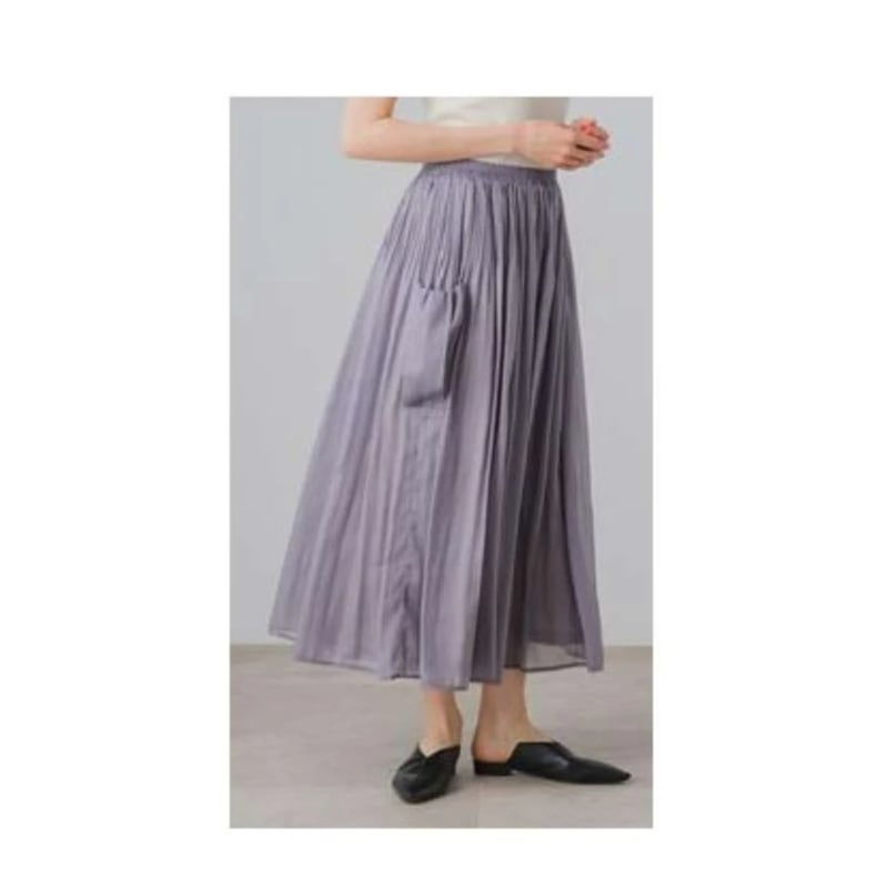 2/20 Instalive GALENA 2026SS アウトポケットギャザースカート