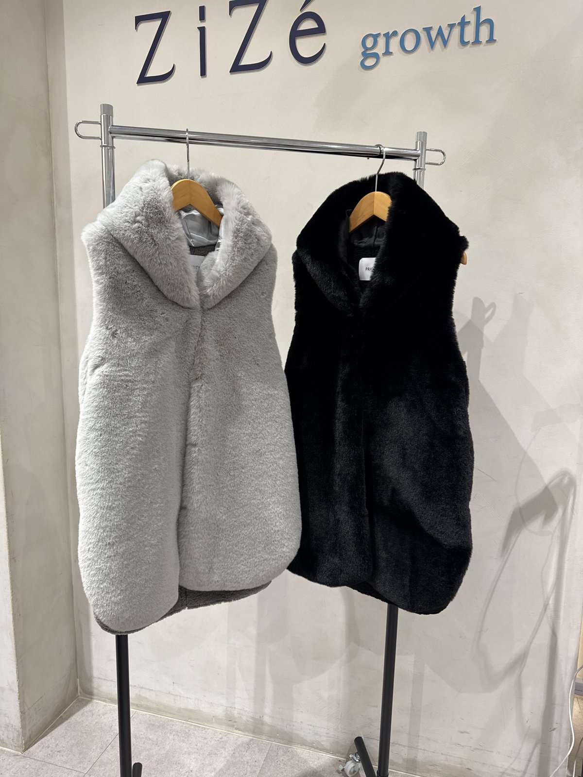 新品！異素材ダウンファーベスト 異素材MIXダウンファーベスト