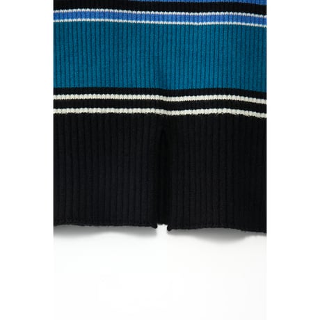 4/25 Instalive　AULA AILA　2026FW　ASYMMETRY BORDER RIB KNIT　1263-09032