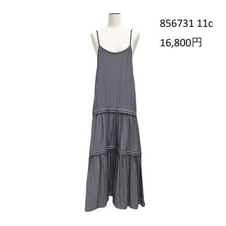 5/18 Instalive　ayane 2026AW レーヨン・ポリエステルキャミワンピース　856731