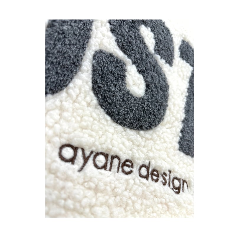 7/19 Instalive ayane 2025Winter バックロゴ刺繍ボアブルゾン 8
