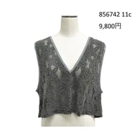 5/18 Instalive　ayane 2026AW モールレースショートベスト　856742