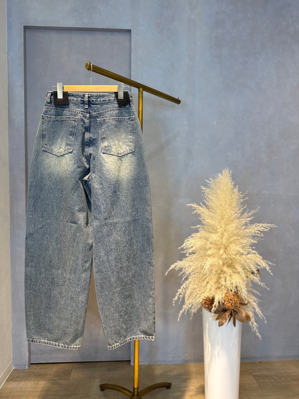 ＭＭ６　コーティング デニムパンツ コクーン コクーンデニムパンツ | modenoble