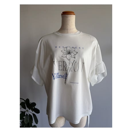 5/4、4/28、4/7、3/24　Instalive　2026ss　袖メッシュプリントTシャツ