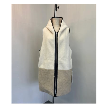 新品】2025AWガレナ ファー付きノースリーブベスト✴︎イシカワラボ