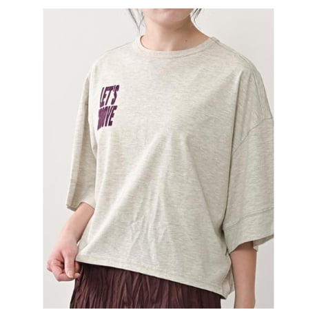 4/9 Instalive　akane　2026ss　ショート丈Tシャツ　26168-1965J-G