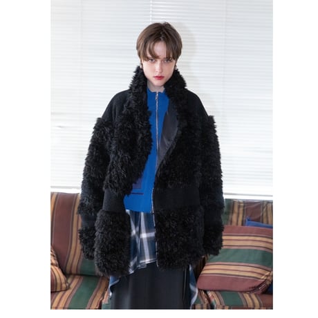 4/25 Instalive　AULA AILA　2026FW　REVERSIBLE ECO-FUR JACKET　1263-01041