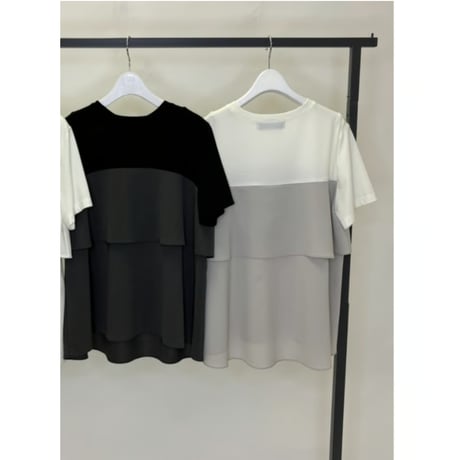 6/2　4/14 Instalive　SUGER ROSE 2026SS　ペプラムフレアドッキングTシャツ(セットアップ可）　269305