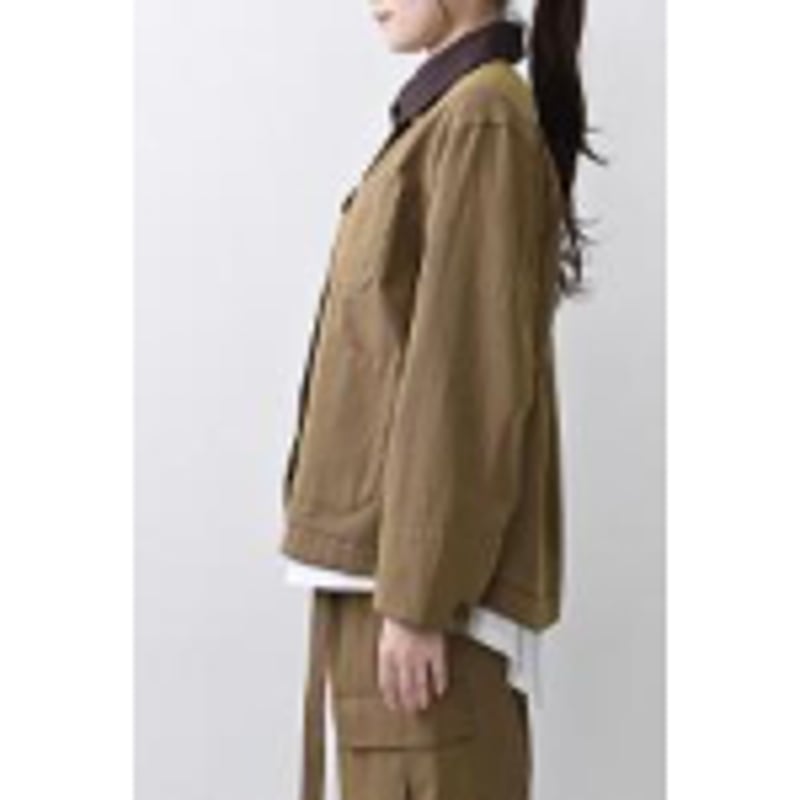 1/26 Instalive akane 2026ss 取り外しケープ付カバーオールジャケット