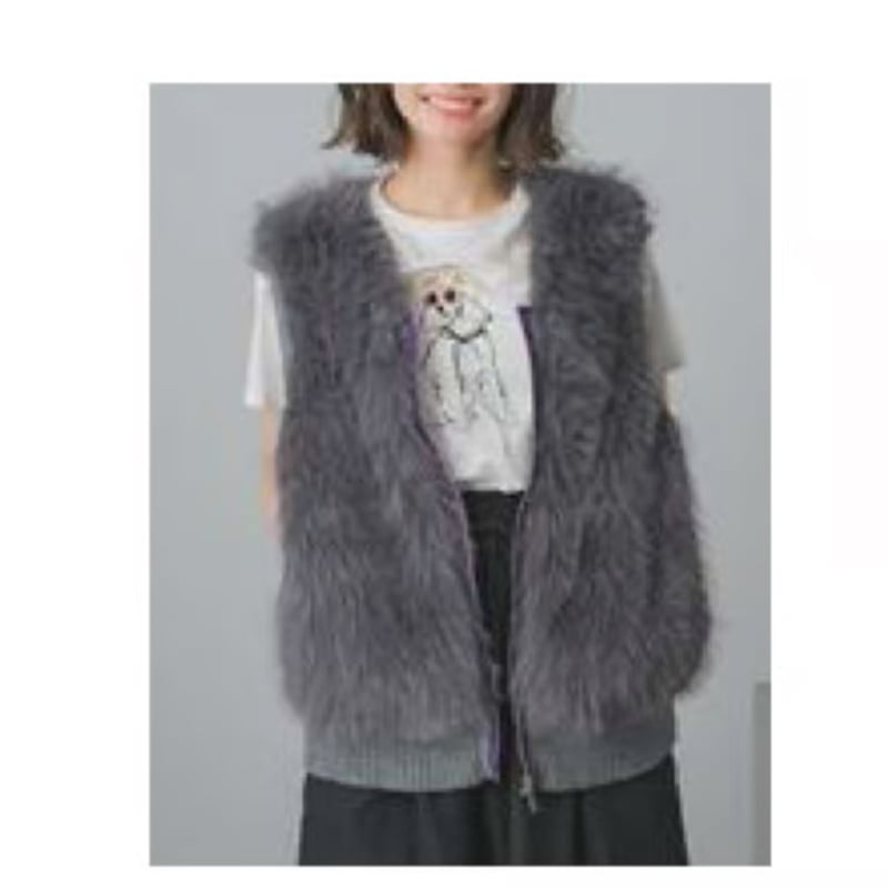 9/15 Instalive GALENA 2025aw ジップアップファーベスト 70052