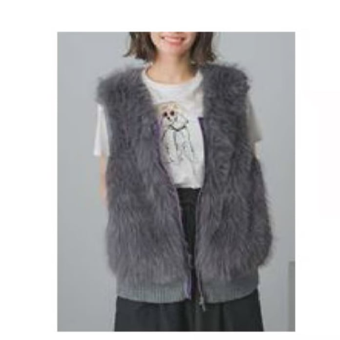 9/15 Instalive GALENA 2025aw ジップアップファーベスト 70052