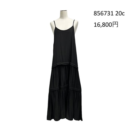 5/18 Instalive　ayane 2026AW レーヨン・ポリエステルキャミワンピース　856731