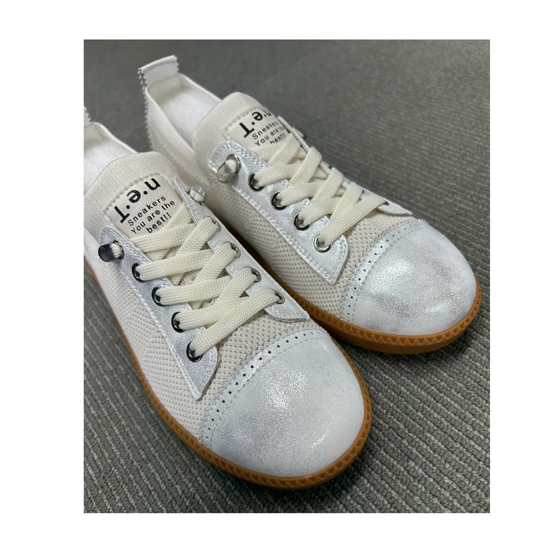 10/21 Instalive スニーカー（ホワイト/シルバー） 0369 | Z i Z