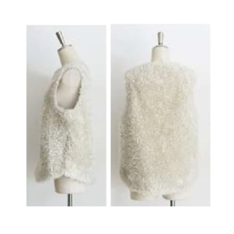 5/25　Instalive　Eimee Law 2026 PreAutumn　プードルファーボンディングジレ　84853