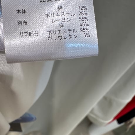 4/5、3/6. 異素材ロゴ貼り付け変形Tee