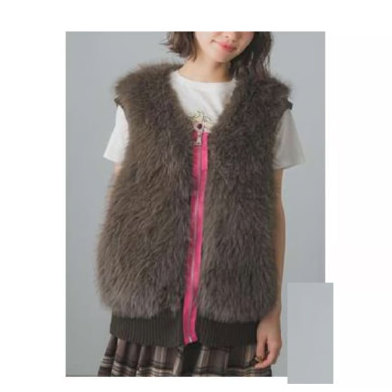 9/15 Instalive GALENA 2025aw ジップアップファーベスト 70052