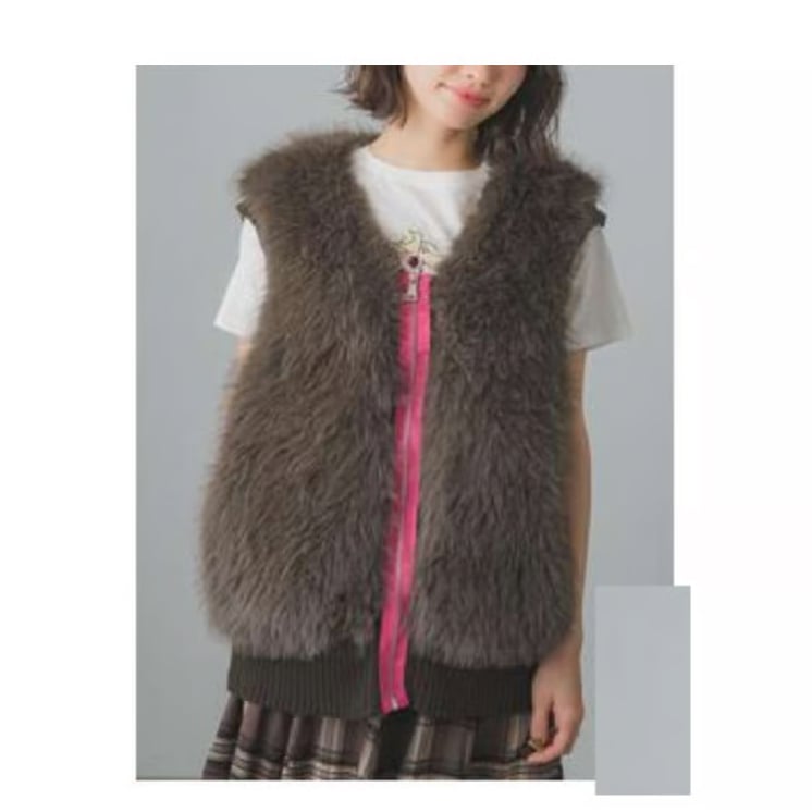 9/15 Instalive GALENA 2025aw ジップアップファーベスト 70052