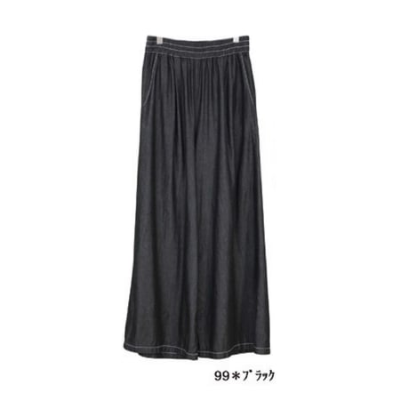 1/19、11/18 Instalive Mia 2026 summer ダンガリーワイドパンツ　1621643　※5月上旬～中旬予定