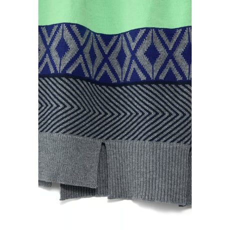 4/25 Instalive　AULA AILA　2026FW　NORDIC PATTERN PULLOVER KNIT　1263-09037