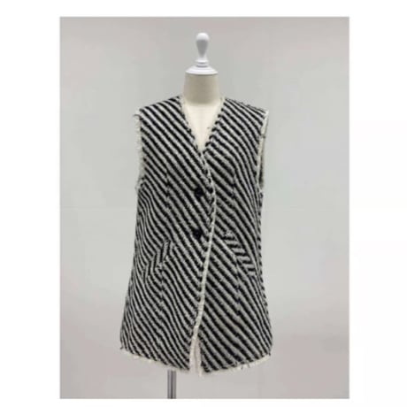 sheller シェリエ foxファーダウンベスト ジレ sheller シェリエ