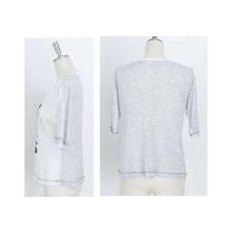 4/6　Instalive　Eimee Law 2026SS　モノクロアートpt Tシャツ　84781