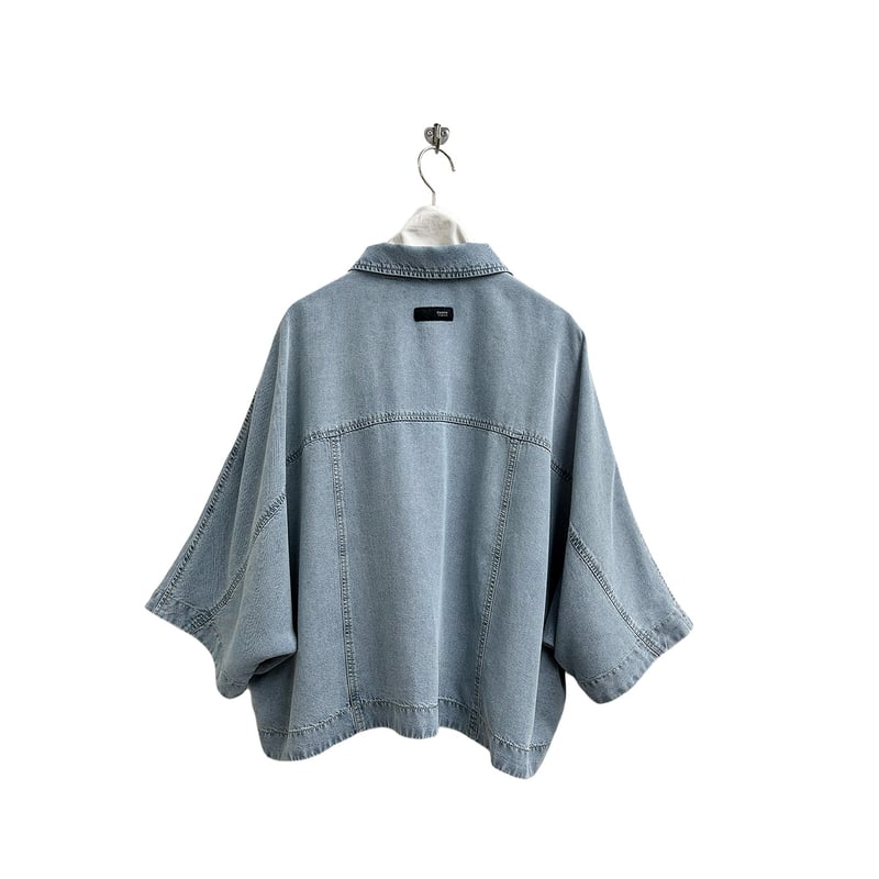 Instalive ayane2026summer テンセルデニムショート丈シャツ 82650