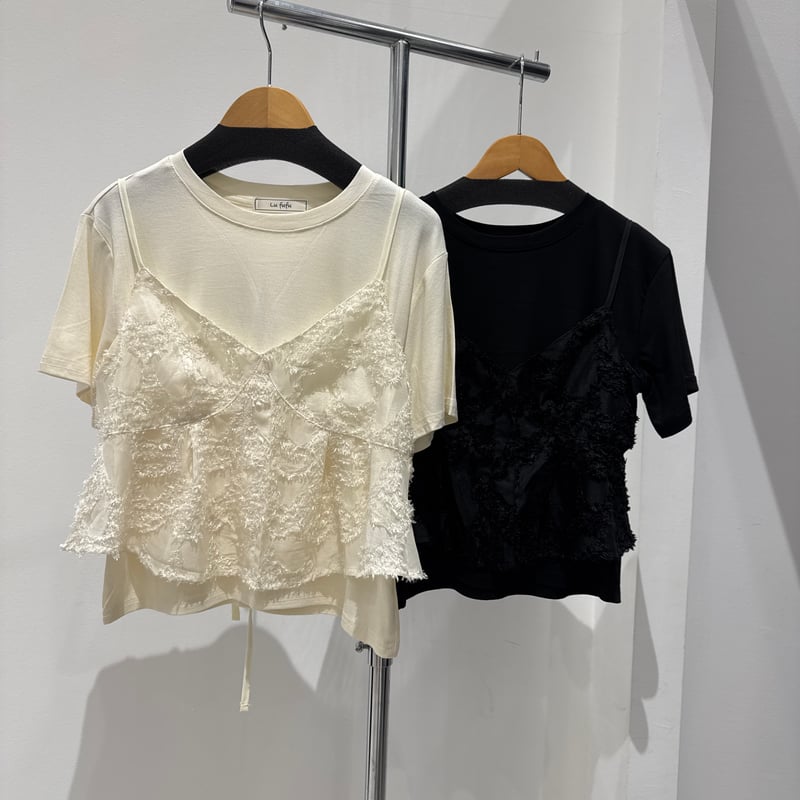 5/5 Instalive 2026ss ビスチェセットTee 9080605056 |
