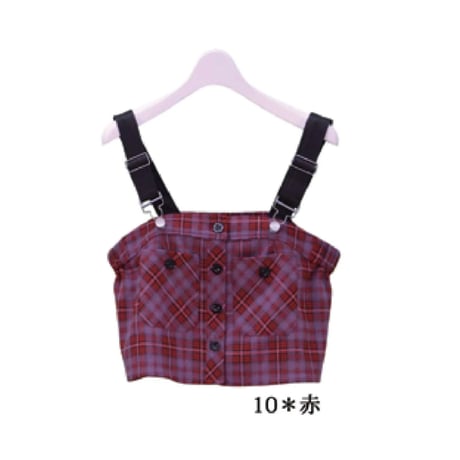 5/12 Instalive　Mia 2026Autumn　チェック柄キャミベスト　1644197