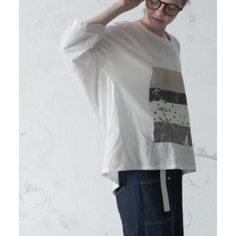 4/9 Instalive　akane　2026ss　ドルマンプリントTシャツ　26168-1952E-R
