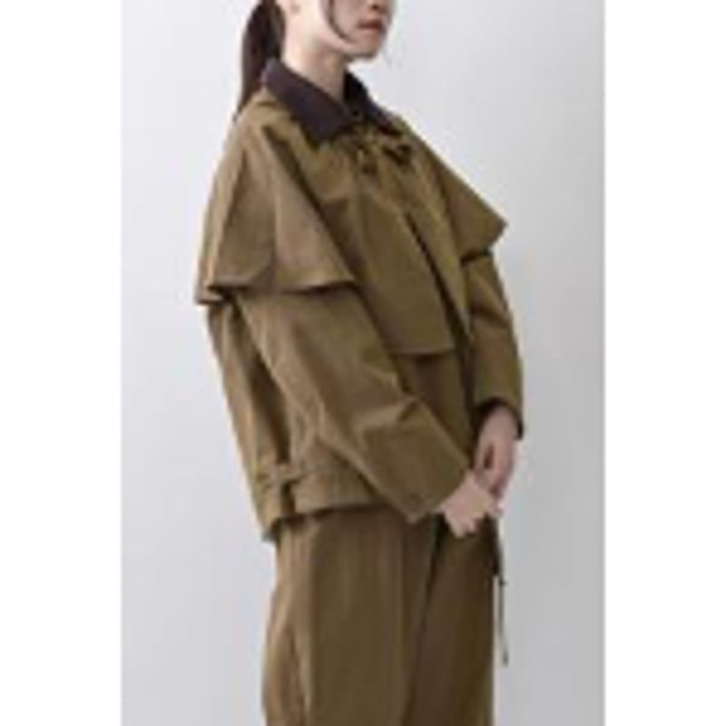 1/26 Instalive akane 2026ss 取り外しケープ付カバーオールジャケット