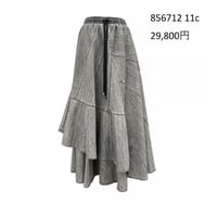 【限定】5/18 Instalive　ayane 2026AW ダンガリー変形切り替えスカート　856712