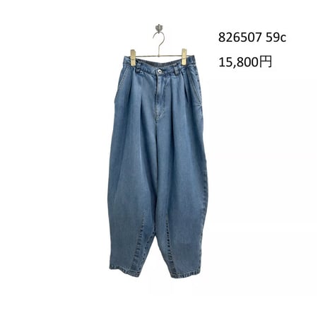Instalive　ayane2026summer　テンセルデニムタックバレルレッグパンツ　826507