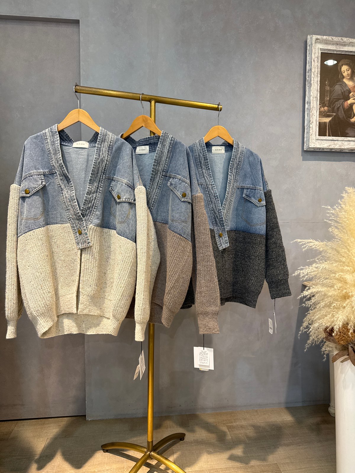 12/16LIVE 異素材ドッキングデニムジャケット | Z i Z e growth