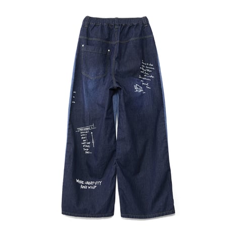 4/25 Instalive　AULA AILA　2026FW　GRAFFITI DENIM PANTS　1263-06003