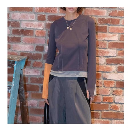 4/25 Instalive　AULA AILA　2026FW　COLOR BLOCK INNER　1263-08012