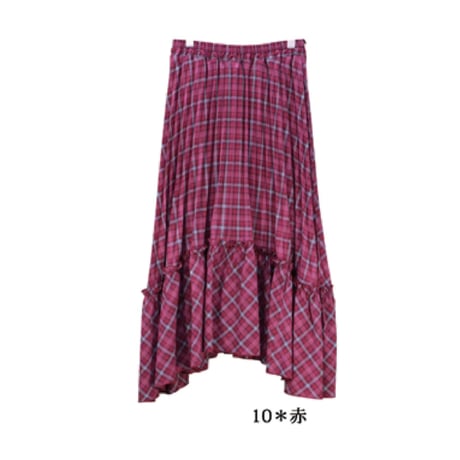 5/12 Instalive　Mia 2026Autumn　チェック柄プリーツスカート　1644143