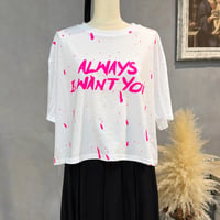 5/9 Instalive 2026ss ペンキプリントTシャツ　9080604035