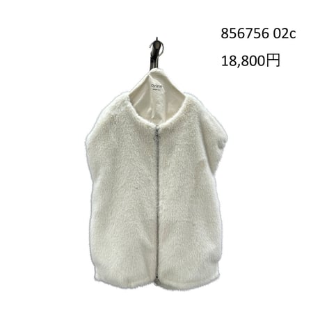 6/1、5/18 Instalive　ayane 2026AW エコファージップアップベスト　856756　※11月上旬～11月中旬予定