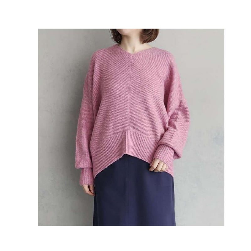 11/25 Instalive epidemique 2025aw Vネックニットプルオーバー