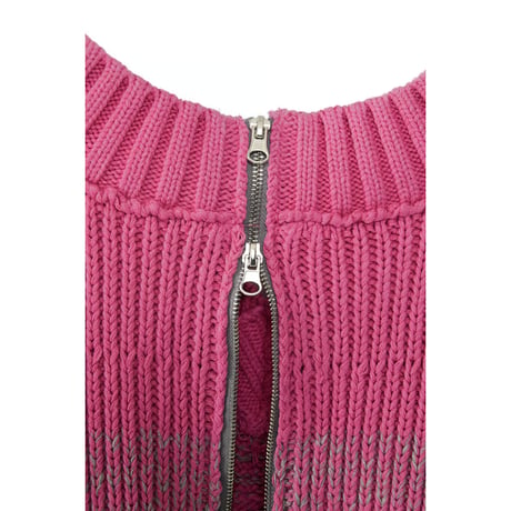 4/25 Instalive　AULA AILA　2026FW　2WAY GRADATION ARAN KNIT VEST　1263-09030