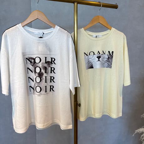 4/2、2/3　Instalive　Eimee Law2026ss　アニマルフォト＆刺繍ptメロウシアーTシャツ　84699