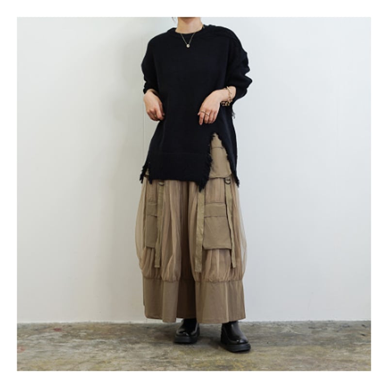 12/15 Instalive SEVENDAYS 2025aw チュール使いカーゴSK 12